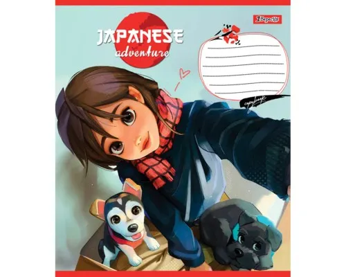 Зошит 1 вересня 1В Japanese adventure 36 аркушів клітинка (767052)