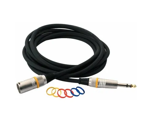 Мікрофонний кабель RockCable Microphone Cable - XLR (m) / TRS Jack 3m (RCL 30383 D7 M BA)