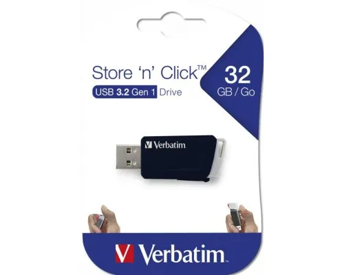 USB флеш накопитель Verbatim 32GB Store n Click USB 3.2 (49307)