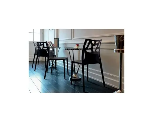 Кухонный стул PAPATYA ego-rock, сиденья и ножки белые, верх сплошно-белый (2270)