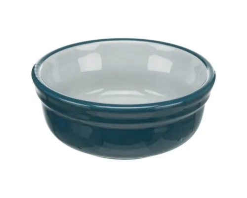 Посуд для котів Trixie підставка з мисками 600 мл/15 см (морська хвиля) (4047974245361)