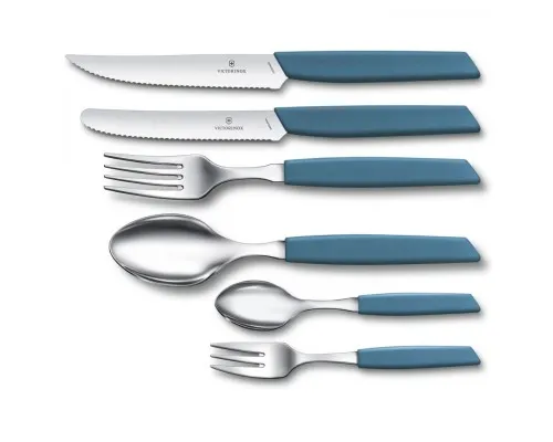 Кухонный нож Victorinox Swiss Modern TomatoSausage 11см Blue (6.9006.11W2)