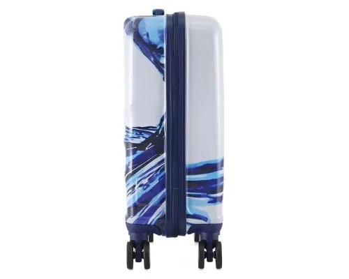 Чемодан Semi Line Print 20" S White/Blue (T5653-1)