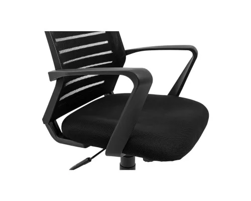 Офісне крісло Richman Флеш Ю Хром М-1 (Tilt) Сітка чорна (KR0003866)