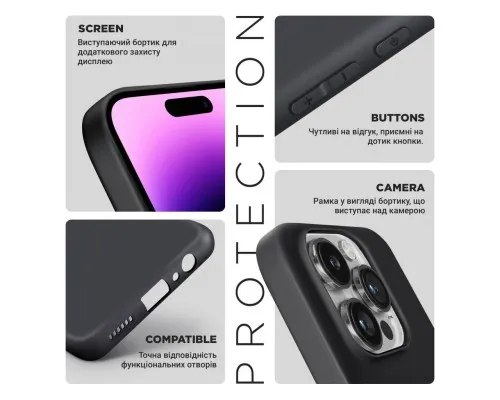 Чохол до мобільного телефона Armorstandart Matte Slim Fit Xiaomi 14 Pro Camera cover Black (ARM72981)