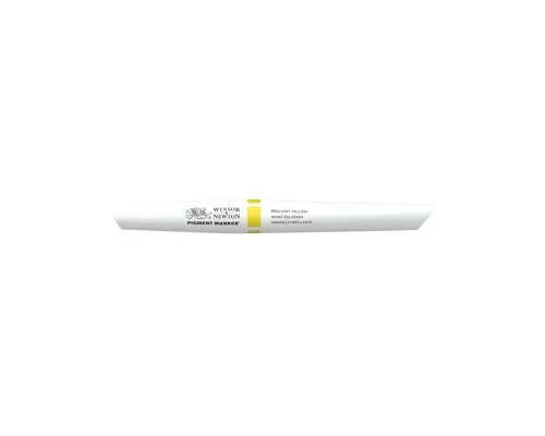 Маркер Winsor&Newton двусторонний Pigment marker (055) Блестящий Желтый (884955039724)