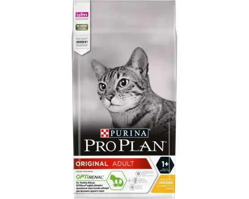 Сухой корм для кошек Purina Pro Plan Original Adult 1+ с курицей 1.5 кг (7613036505956)