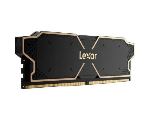 Модуль пам'яті для комп'ютера DDR5 32GB (2x16GB) 6000 MHz Thor Black Lexar (LD5U16G60C32LG-RGD)