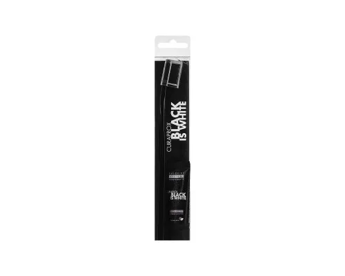 Набор косметики Curaprox Black Set Зубная паста с активированным углем 10 мл + Зубная щетка CS 5460 черного цвета (7612412424614)