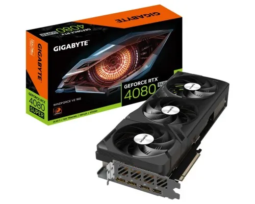 Відеокарта GIGABYTE GeForce RTX4080 SUPER 16Gb WINDFORCE V2 (GV-N408SWF3V2-16GD)