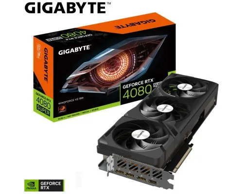 Відеокарта GIGABYTE GeForce RTX4080 SUPER 16Gb WINDFORCE V2 (GV-N408SWF3V2-16GD)