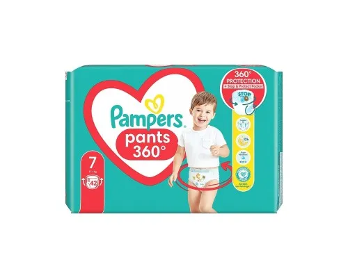 Подгузники Pampers Pants Giant Plus Размер 7 (17+ кг) 42 шт (8700216341639)