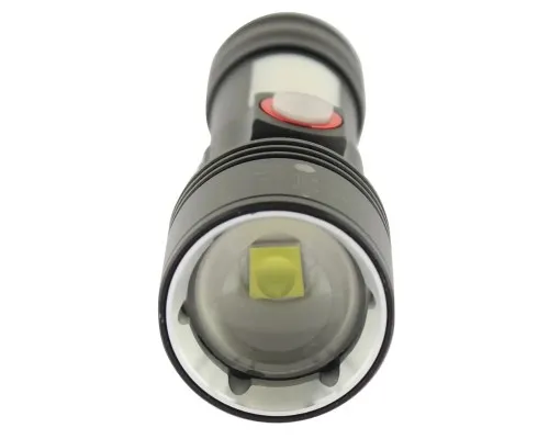 Ліхтар Quantum Adept 10W LED zoom +COB з USB (QM-FL1031)