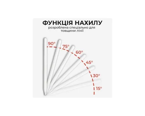 Стилус AirOn AirSens with charging case white for iPad (6126755813229)