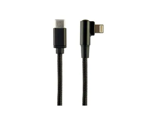 Дата кабель USB-C to Lightning 0,2m angle Cablexpert (CC-USB2-CMLML-0.2M)