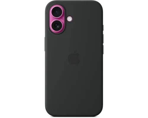 Чохол до мобільного телефона Apple iPhone16 Silicone Case with MagSafe - Black (MYY13ZM/A)