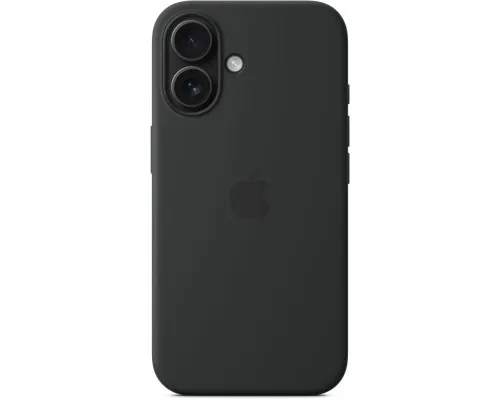 Чохол до мобільного телефона Apple iPhone16 Silicone Case with MagSafe - Black (MYY13ZM/A)