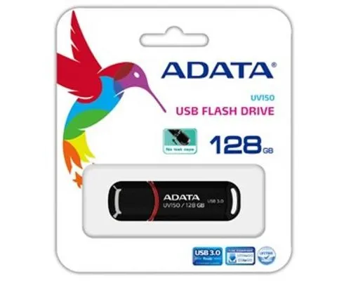 USB флеш накопитель ADATA 128GB UV150 Black USB 3.0 (AUV150-128G-RBK)