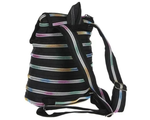 Рюкзак шкільний Zipit Zipper Black Rainbow Teeth (ZBPL-10)