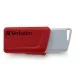 USB флеш накопитель Verbatim 2x32GB Store n Click Red/Blue USB 3.2 (49308)