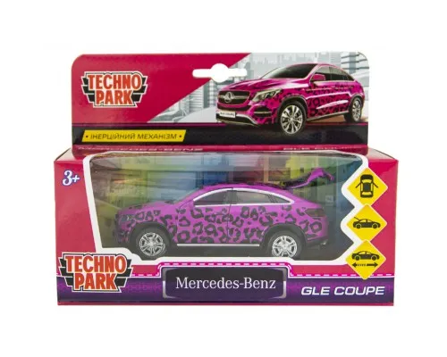 Машина Технопарк GlamCar Mercedes-Benz Gle Coupe (GLECOUPE-12GRL-PIN)