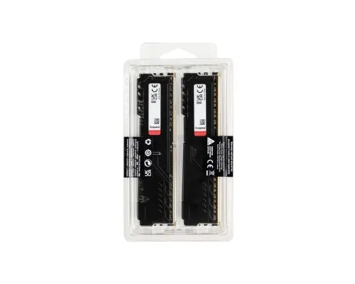 Модуль памяти для компьютера DDR4 32GB (2x16GB) 3200 MHz Fury Beast Black Kingston Fury (ex.HyperX) (KF432C16BBK2/32)