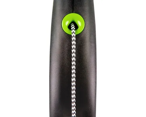 Повідок для собак Flexi Black Design М трос 5 м (зелений) (4000498033425)