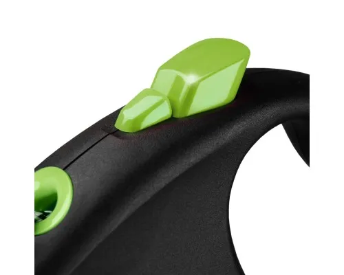 Поводок для собак Flexi Black Design М трос 5 м (зеленый) (4000498033425)
