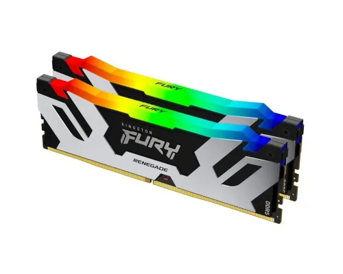 Модуль памяті для компютера DDR5 32GB (2x16GB) 6000 MHz FURY Renegade RGB Kingston Fury (ex.HyperX) (KF560C32RSAK2-32)