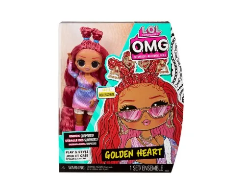 Кукла L.O.L. Surprise! серии O.M.G. S7 – Золотое сердце (588511)