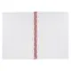 Блокнот Optima Knitting: Pink A4 пластикова обкладинка, спіраль 80 аркушів, клітинка (O20846-20)