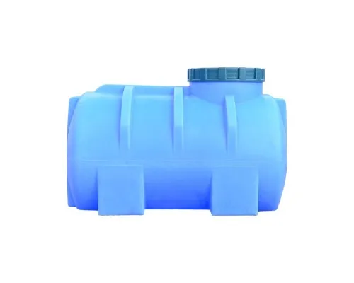 Емкость для воды Пласт Бак горизонтальная пищевая 250 л синяя (12463)