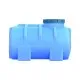 Емкость для воды Пласт Бак горизонтальная пищевая 250 л синяя (12463)