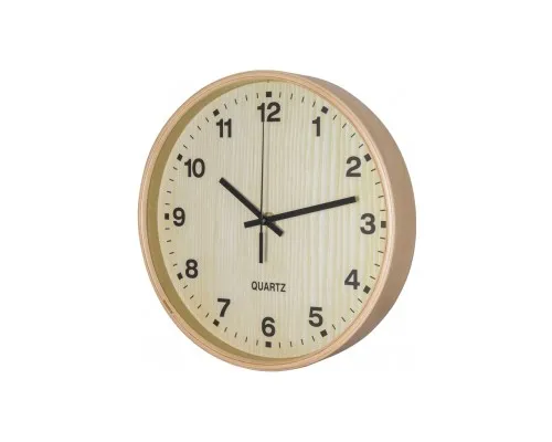 Настінний годинник Optima Promo Natural деревяний, світлий (O52081-42)