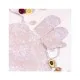 Фартух MirSon Набір №207 - Cream flowers дві прихватки + дві рукавички-прихватки + фартух (2200006754046)