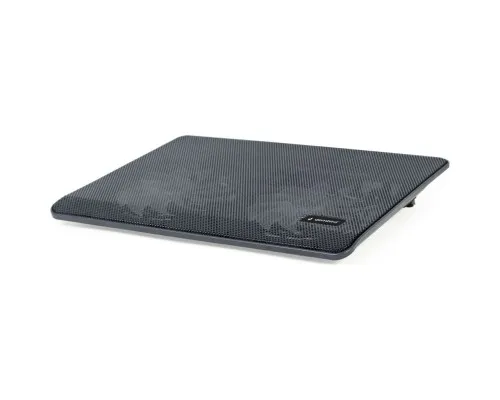 Підставка до ноутбука Gembird до 15.6, 2x125мм вентилятори, чорний (NBS-2F15-05)