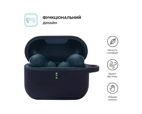 Чохол для навушників Armorstandart Silicone Case для Xiaomi QCY T10 / T10 Pro Black (ARM68425)