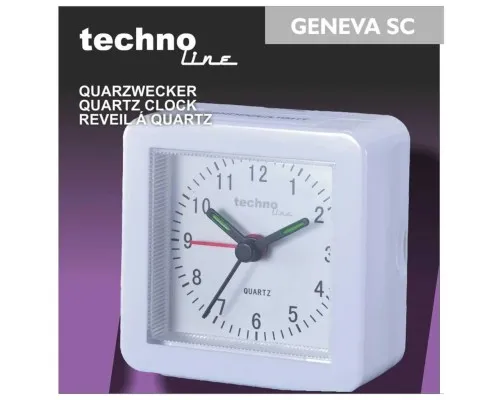 Настольные часы Technoline Modell SC White (Modell SC weis) (DAS301818)