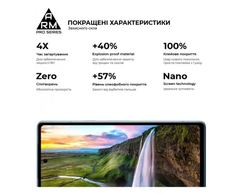 Скло захисне Armorstandart Pro Google Pixel 7a Black (ARM70852)