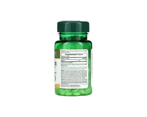 Амінокислота Nature's Bounty Мелатонін, 1 мг, Melatonin, 180 таблеток (NRT02832)