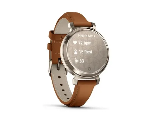 Смарт-часы Garmin Lily 2 Classic, Cream Gold/Tan (010-02839-02)