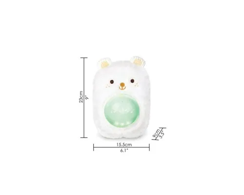 Ночник Hape Музыкальная игрушка-ночник Медвежонок белый (E0115)