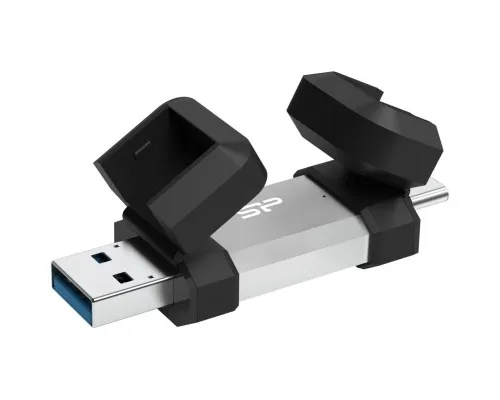 USB флеш накопичувач Silicon Power USB 256G SILICON POWER usb3.2+TypeC Mobile C51 (SP256GBUC3C51V1S)