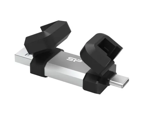 USB флеш накопитель Silicon Power USB 256G SILICON POWER usb3.2+TypeC Mobile C51 (SP256GBUC3C51V1S)