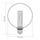 Лампочка Videx Filament 4W E27 1800K (VL-DI-G125FC1980)