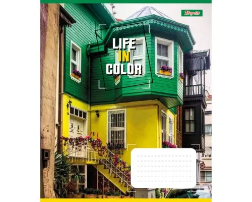 Зошит 1 вересня 1В Life in colors 36 аркушів клітинка (767326)