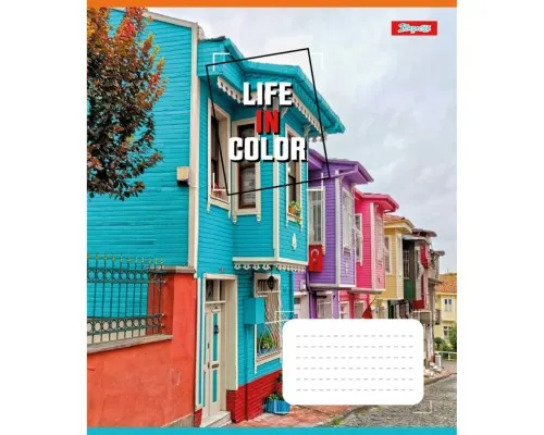 Зошит 1 вересня 1В Life in colors 36 аркушів клітинка (767326)