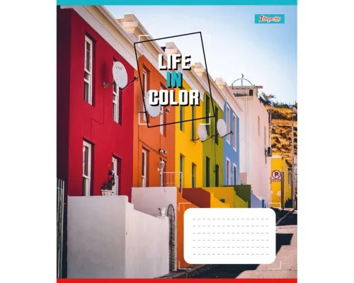 Зошит 1 вересня 1В Life in colors 36 аркушів клітинка (767326)