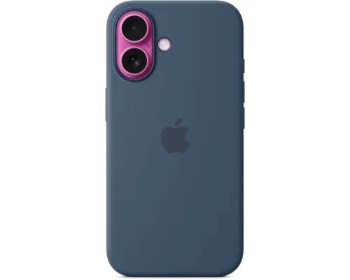 Чохол до мобільного телефона Apple iPhone16 Silicone Case with MagSafe - Denim (MYY23ZM/A)