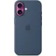 Чохол до мобільного телефона Apple iPhone16 Silicone Case with MagSafe - Denim (MYY23ZM/A)